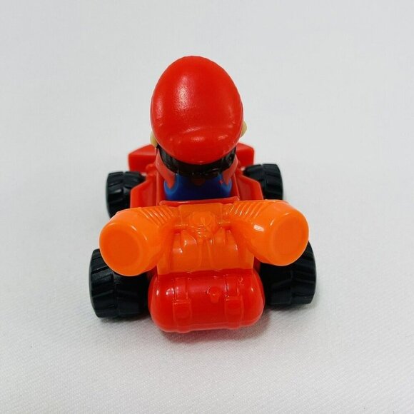 Nintendo McDonald Mario Mariokart Kart Toy Figure Racing Car Racer Vehicle Red - Picture 4 of 8